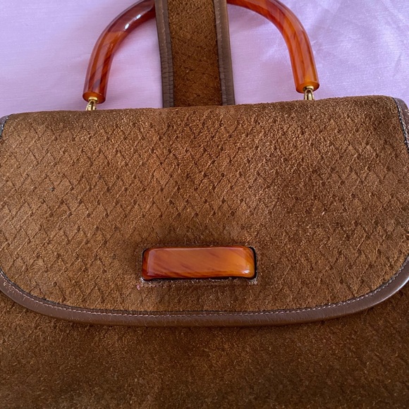 Etra Suede Leather hand bag - Picture 15 of 15